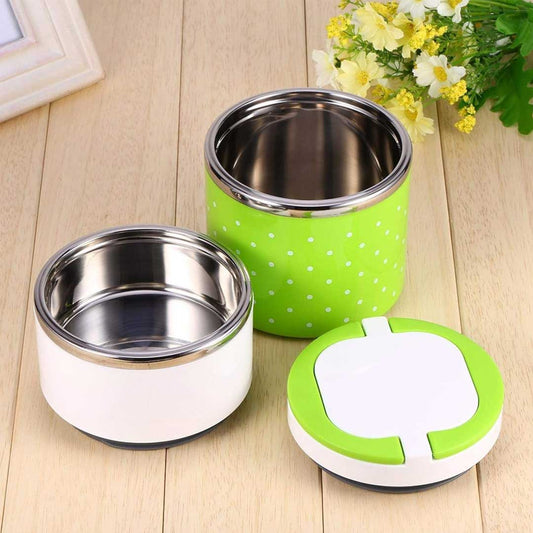 Insulated Stackable Lunch Jars (Polka Dot)