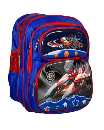 Blue Kids Racing Backpack
