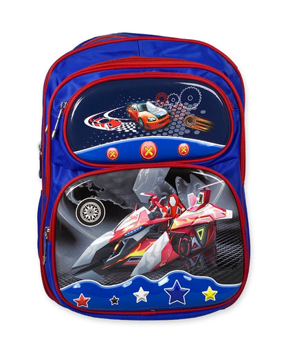 Blue Kids Racing Backpack