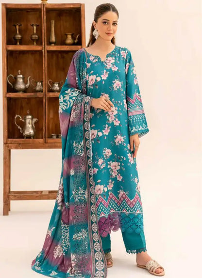 Aafreen by Riaz Arts Embroidered Karandi Suit Unstitched 3 Piece - winter