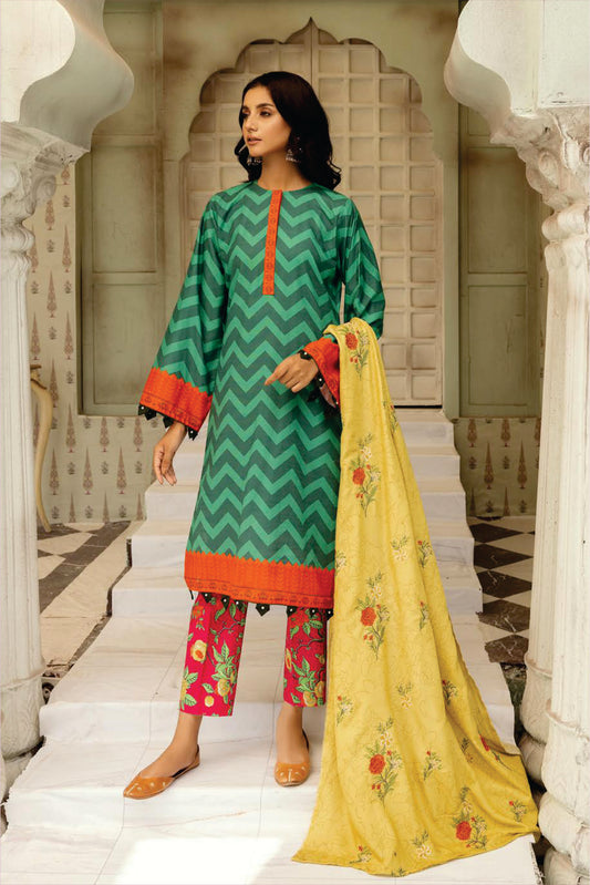 Ladies Unstitched Printed Khadar Suit Mahees Printed Khaddar Suit