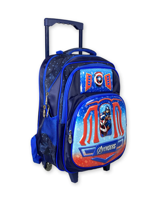 Avengers Captain America Trolley School Bag for Boys