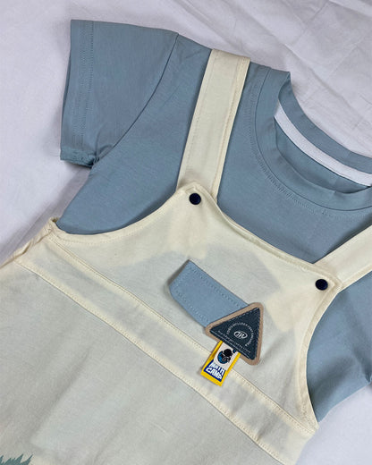 Forest Breeze Dungaree Set