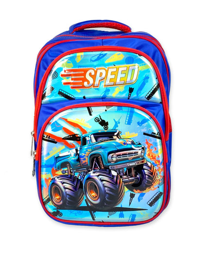 Speed Monster Truck Kids Backpack