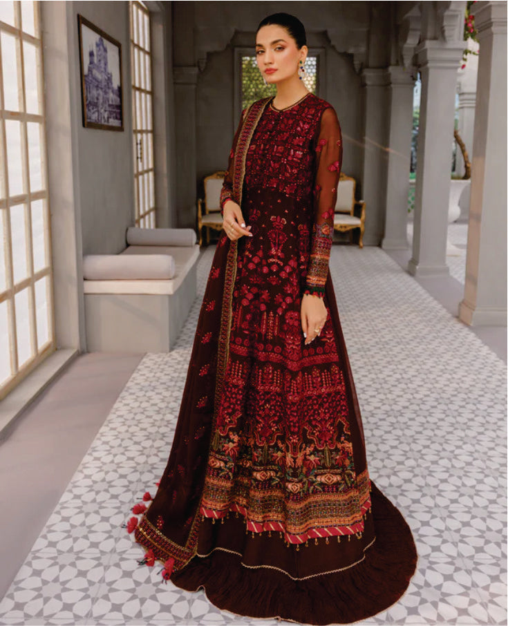 Ladies EMBROIDERED Chiffon Suit Xenia Chiffon Collection