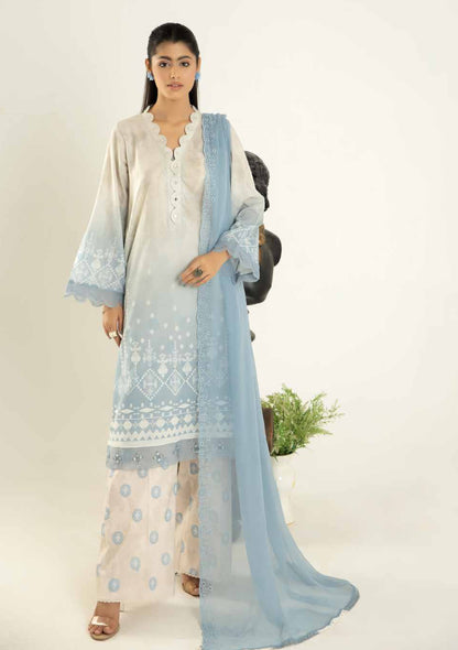 Ladies Unstitched Chikankari Lawn Afreen By Riaz Arts Collection