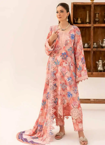 Aafreen by Riaz Arts Embroidered Karandi Suit Unstitched 3 Piece - winter