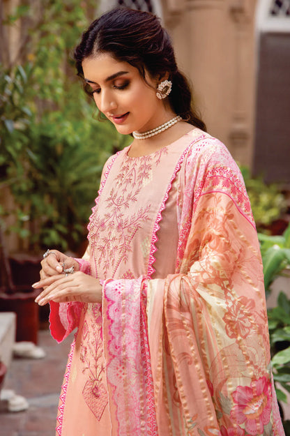 Ladies Unstitched Embroibered Suit by JahanAra Lawn Collection