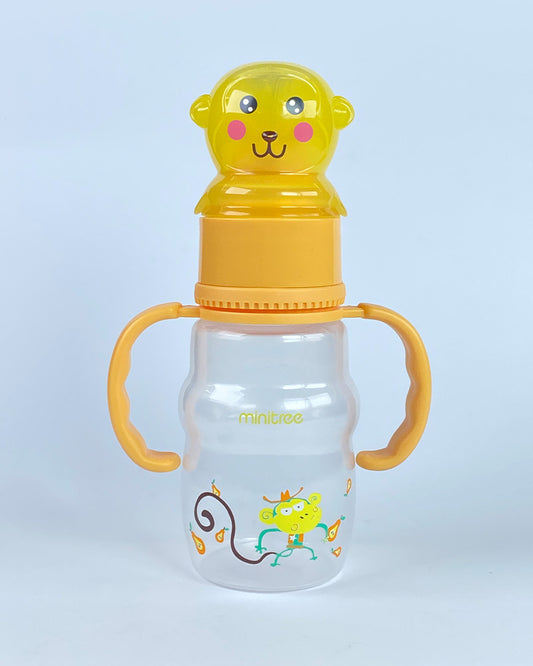 Monkey Themed Baby Feeder Bottle with Dual Handles
