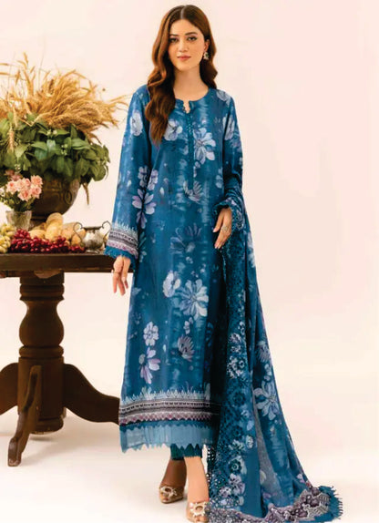 Aafreen by Riaz Arts Embroidered Karandi Suit Unstitched 3 Piece - winter