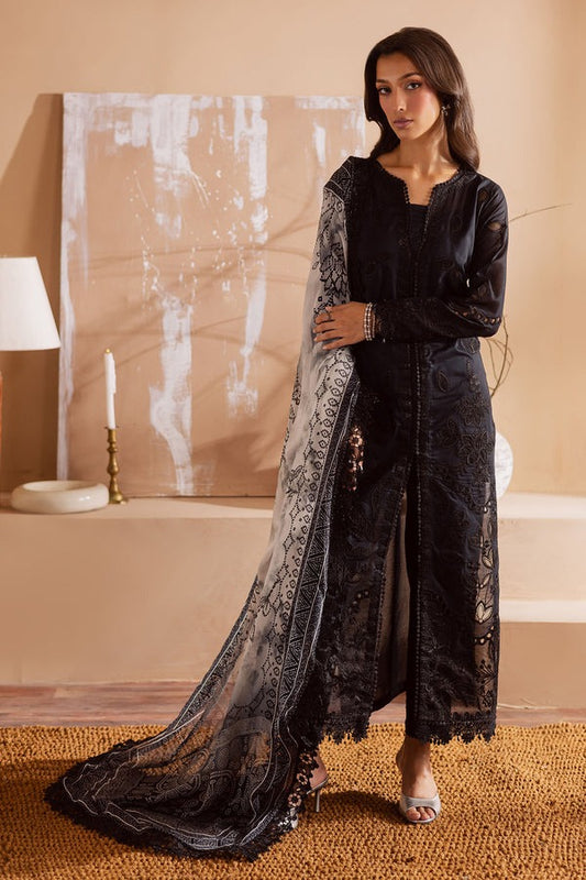 Nureh Embroidered Laser Cut Lawn with Printed Chiffon Dupatta NE- 168