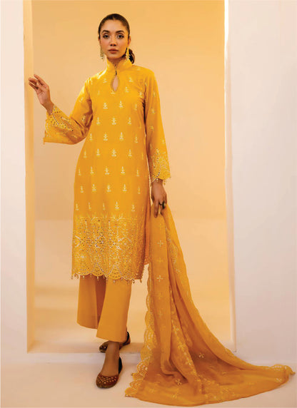 Ladies EMBROIDERED LAWN SUIT FLORENCE BY MAHEES