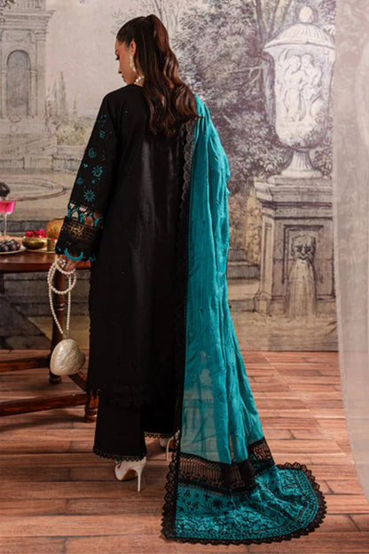 Ladies Unstitched Embroidered Karandi Suit by Marjjan - Winter