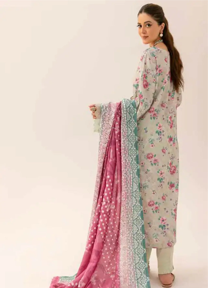 Aafreen by Riaz Arts Embroidered Karandi Suit Unstitched 3 Piece - winter