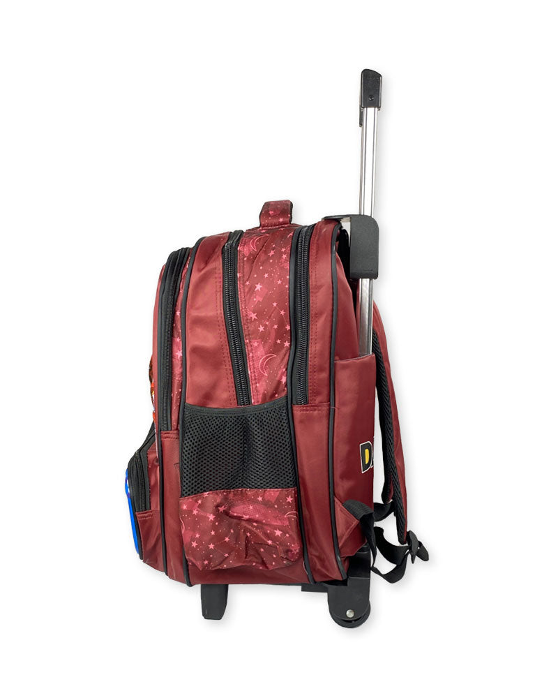 Iron Man Avengers Trolley Bag with 3D Clock Design