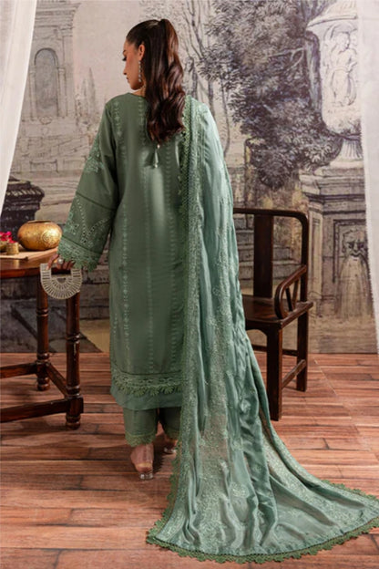 Ladies Unstitched Embroidered Karandi Suit by Marjjan - Winter