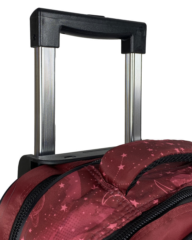 Iron Man Avengers Trolley Bag with 3D Clock Design