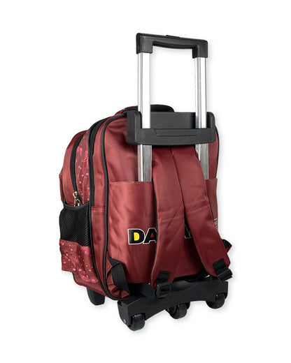 Iron Man Trolley School Bag with Gamepad Design