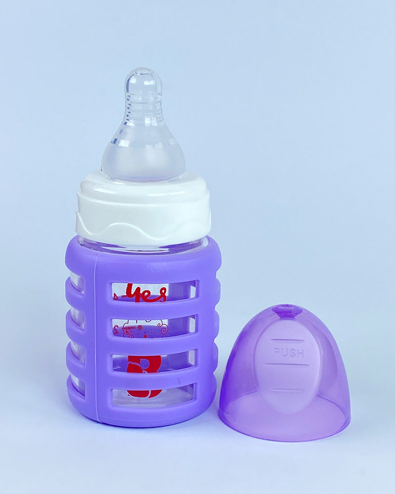 Baby Feeder Bottle with Silicone Grip
