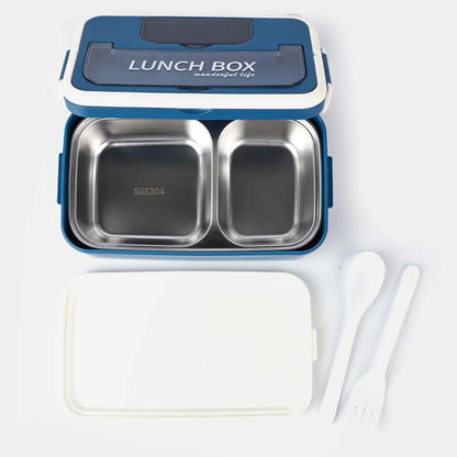 Dual Compartment Stainless Steel Lunch Box