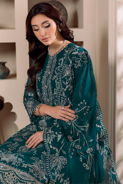 Ladies EMBROIDERED Chiffon Suit LYRA by Alizeh