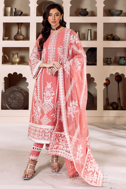 Ladies EMBROIDERED Chiffon Suit MEHRUNISA by Alizeh