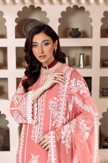 Ladies EMBROIDERED Chiffon Suit MEHRUNISA by Alizeh