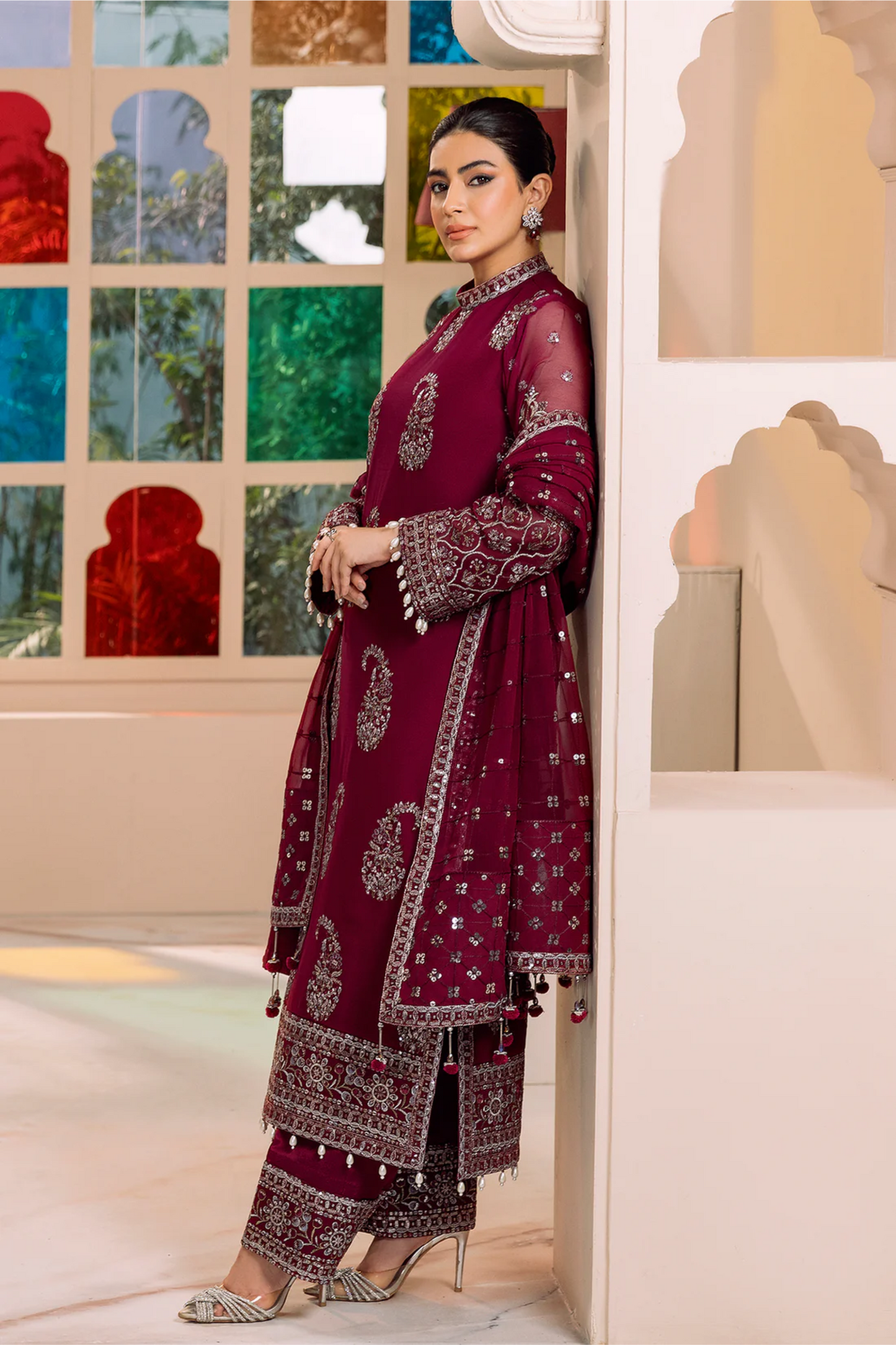 Ladies Fancy Embroidered Suit AMAYA by Alizeh