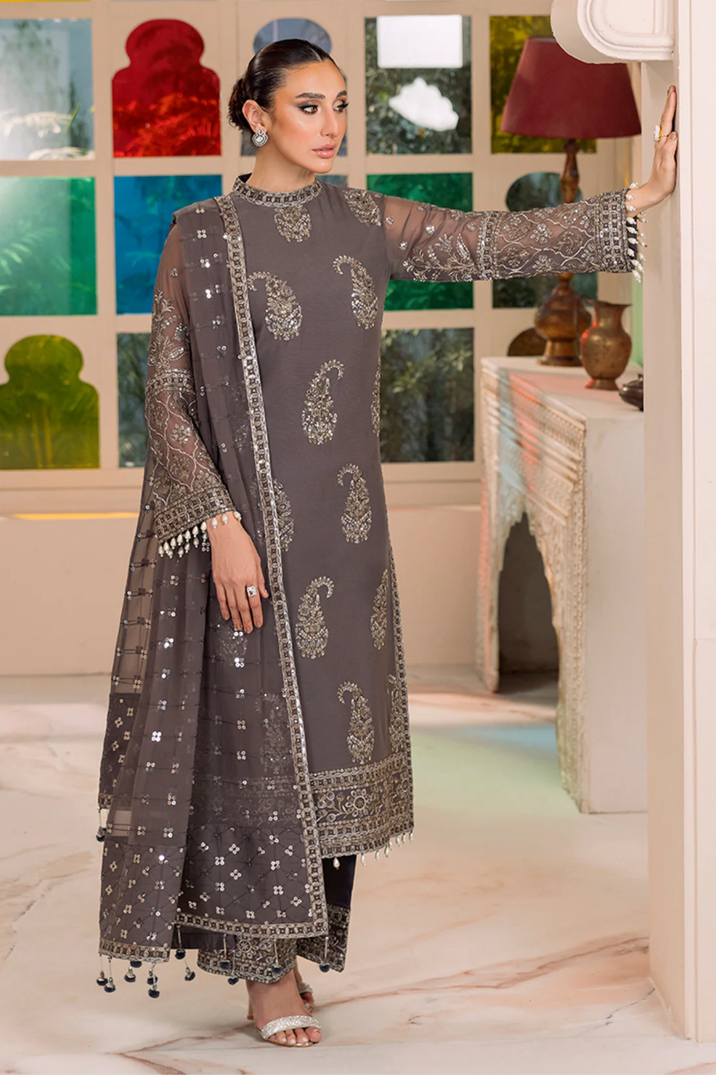 Ladies Fancy Embroidered Suit AMAYA by Alizeh