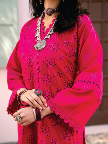 Ladies EMBROIDERED LAWN SUIT by Mehru