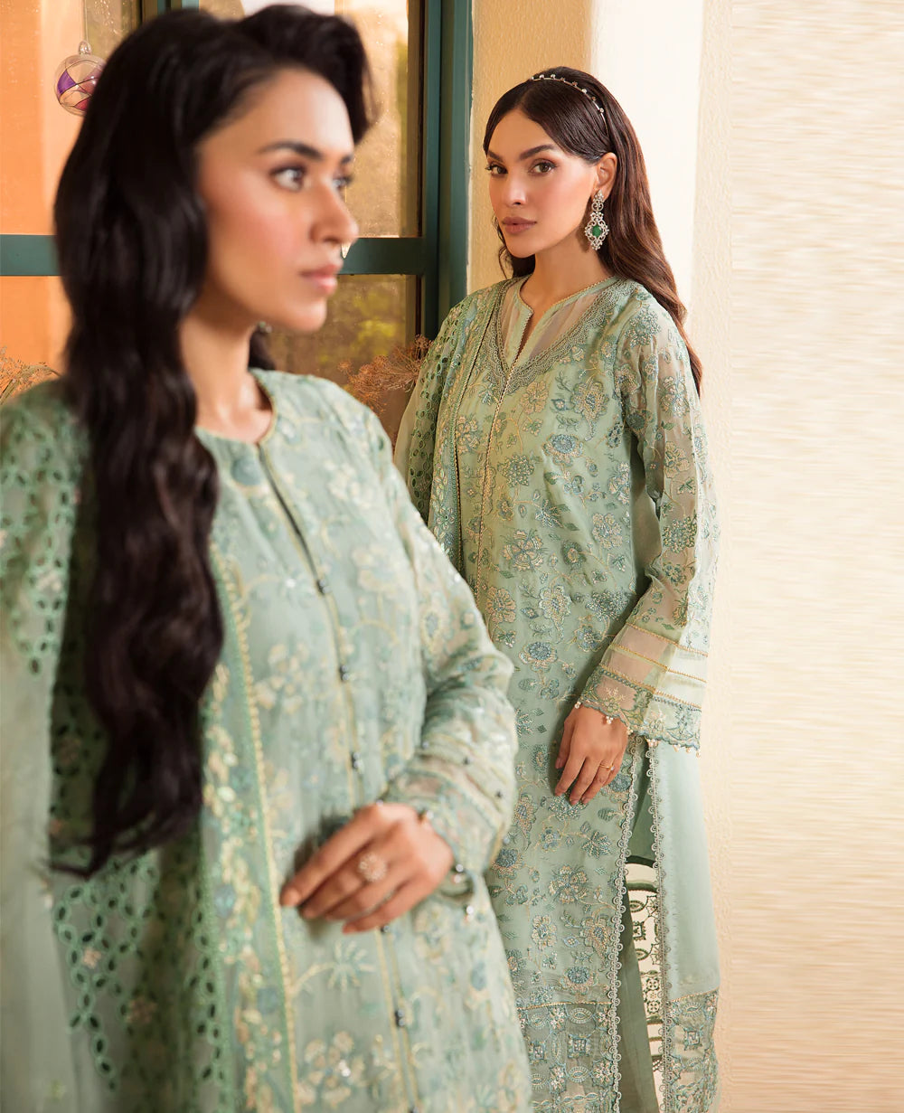 Ladies EMBROIDERED Chiffon Xenia Luxury Formal Collection