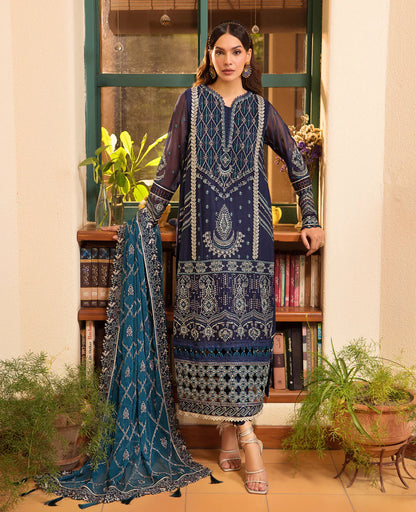 Ladies EMBROIDERED Chiffon Xenia Luxury Formal Collection