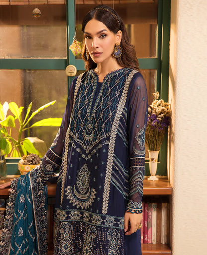 Ladies EMBROIDERED Chiffon Xenia Luxury Formal Collection