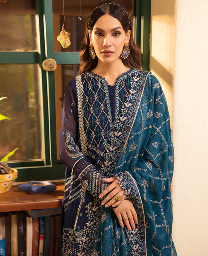 Ladies EMBROIDERED Chiffon Xenia Luxury Formal Collection