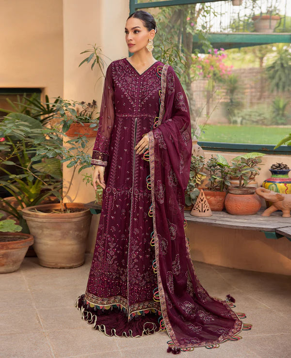 Ladies EMBROIDERED Chiffon Xenia Luxury Formal Collection