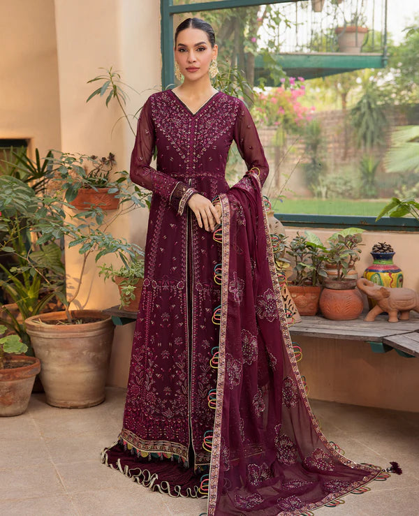 Ladies EMBROIDERED Chiffon Xenia Luxury Formal Collection