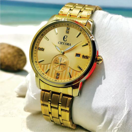 CRYSMA CRL 80436M ALPHA Gold Dial