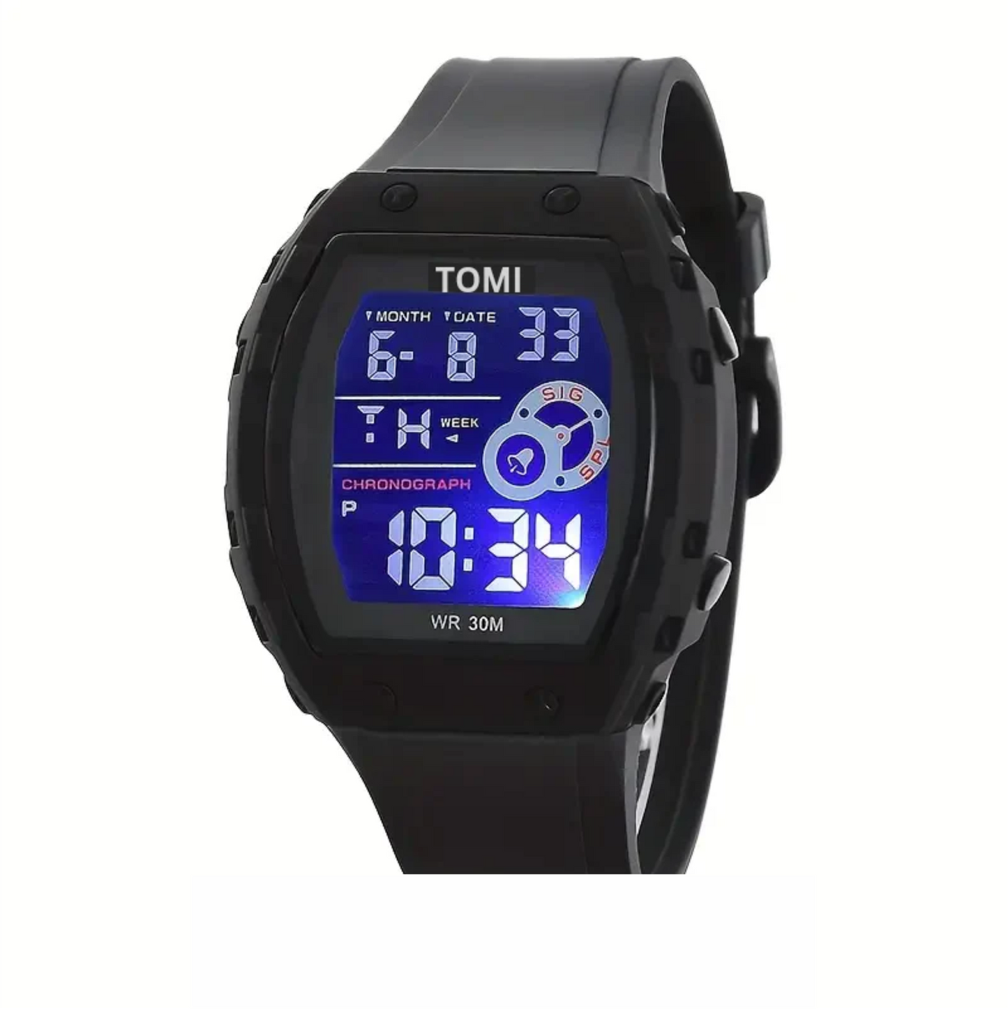 TOMI T-209 Sports Watch Digital Display Multi Functional