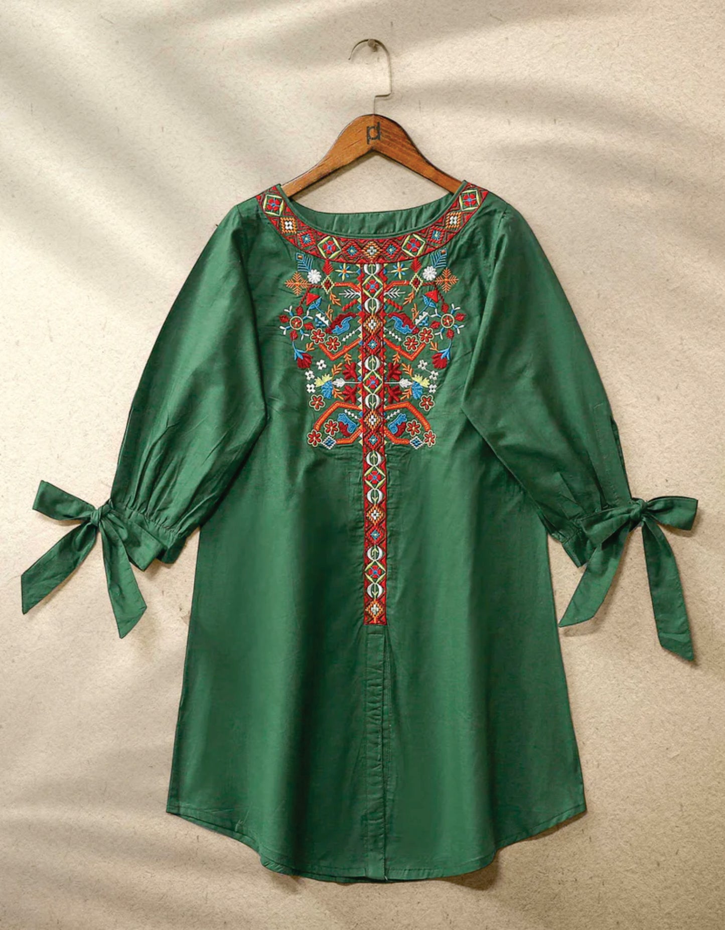 Ladies EMBROIDERED Kurti by POLKA DOT