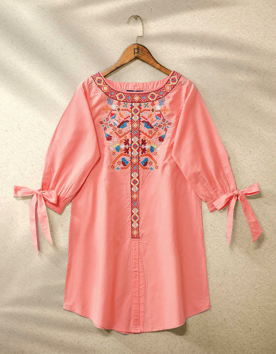 Ladies EMBROIDERED KURTI by POLKA DOT