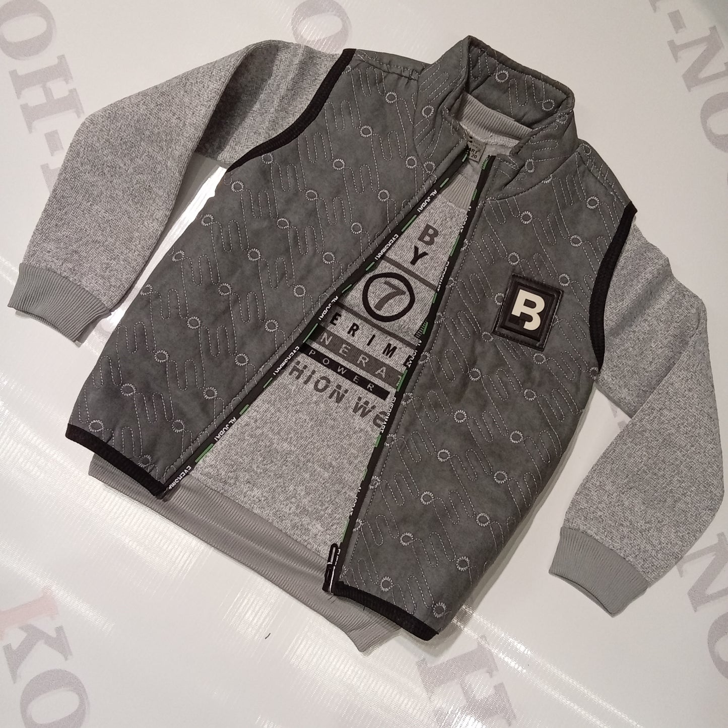 Boy Zipper Cotton Jacket