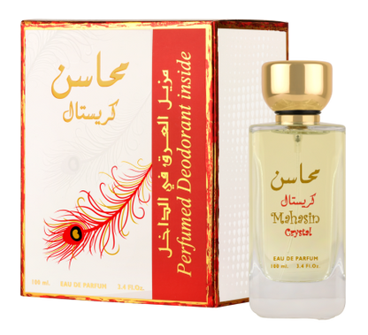 Mahasin Crystal Perfumes for women by Lattafa